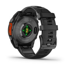 Смарт часы Garmin FENIX 8 47 мм Amoled Slate Gray with Black Silicone Band