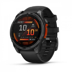 Смарт часы Garmin FENIX 8 47 мм Amoled Slate Gray with Black Silicone Band