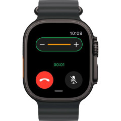 Часы Apple Watch Ultra 2, 49 мм, титан чёрного цвета, ремешок Ocean чёрного цвета (2024)