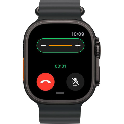 Часы Apple Watch Ultra 2, 49 мм, титан чёрного цвета, ремешок Ocean чёрного цвета (2024)