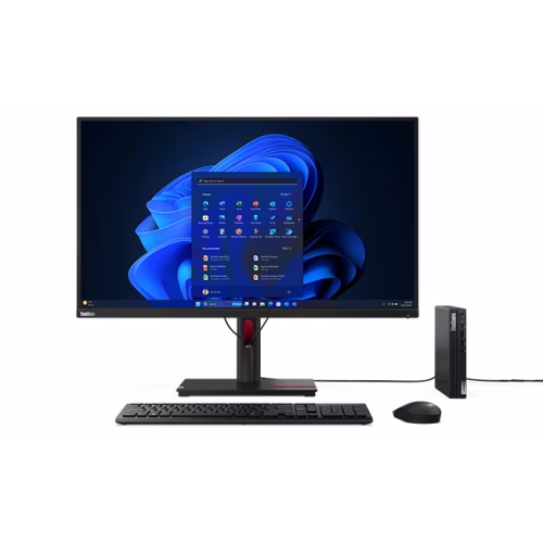 Мини ПК Lenovo ThinkCentre M70q Gen 5 (Intel Core i5-14400T, 16 GB DDR5, 512 GB SSD, Intel UHD Graphics 730, Win 11 Pro) 12TD001RUS
