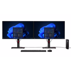 Мини ПК Lenovo ThinkCentre M70q Gen 5 (Intel Core i5-14400T, 16 GB DDR5, 512 GB SSD, Intel UHD Graphics 730, Win 11 Pro) 12TD001RUS