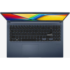 Ноутбук Asus Vivobook 15.6" 1920х1080 FHD Touch IPS (Intel Core i7-1255U, 40GB RAM DDR4, 2 TB SSD, Intel Iris Xe Graphics, Windows 11 Pro) Blue F1502ZA