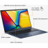 Ноутбук Asus Vivobook 15.6" 1920х1080 FHD Touch IPS (Intel Core i7-1255U, 40GB RAM DDR4, 2 TB SSD, Intel Iris Xe Graphics, Windows 11 Pro) Blue F1502ZA