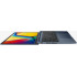 Ноутбук Asus Vivobook 15.6" 1920х1080 FHD Touch IPS (Intel Core i7-1255U, 40GB RAM DDR4, 2 TB SSD, Intel Iris Xe Graphics, Windows 11 Pro) Blue F1502ZA