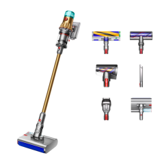 Беспроводной вертикальный пылесос Dyson V12S Detect Slim Submarine Complete (SV46) (Золотой/Золотой | Gold/Gold) (2022)