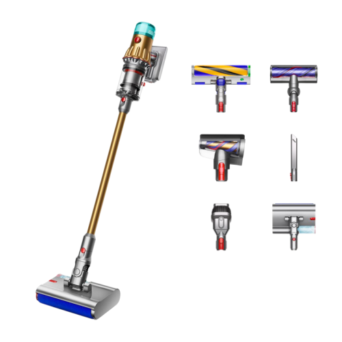 Беспроводной вертикальный пылесос Dyson V12S Detect Slim Submarine Complete (SV46) (Золотой/Золотой | Gold/Gold) (2022)
