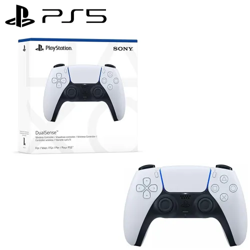 Беспроводной геймпад Sony PlayStation 5 Computer Entertainment / Беспроводной джойстик контроллер оригинал DualSense игровой для PS5 / Белый