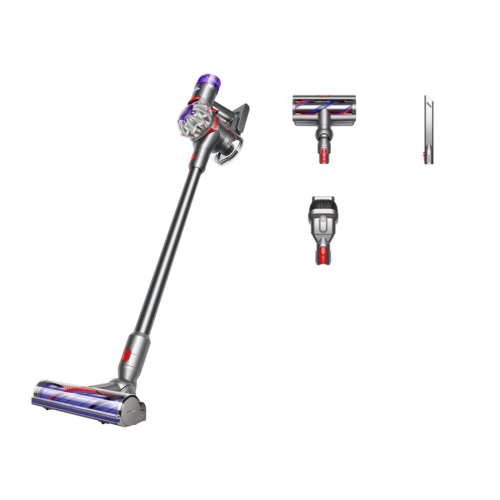 Беспроводной вертикальный пылесос Dyson V8 (SV25) (Серебристый/«Никель» | Silver/Nickel) (2021)