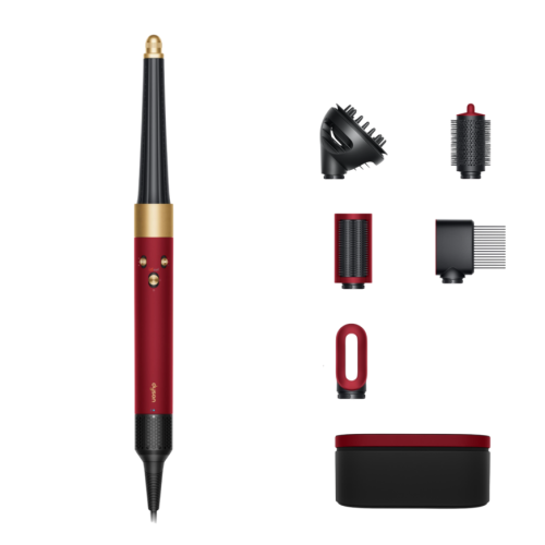 Стайлер Dyson HS08 Hairstyler Airwrap i.d Curly+Coily (Red velvet/Gold) (2024)