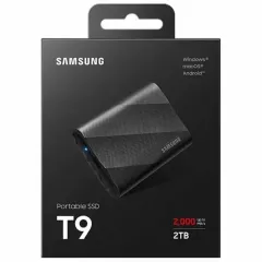 Samsung T9 2TB Portable SSD USB 3.2 Gen 2x2 Black MU-PG2T0B/AM