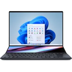 Ноутбук ASUS Zenbook Pro 14 Duo 14.5" 2880x1800 2.8K 120Hz Touch Display OLED (Intel Core i9-13900H, 32GB DDR5, 1TB SSD, NVIDIA GeForce RTX 4060, Windows 11 Home) Tech Black, UX8402VV-PS96T