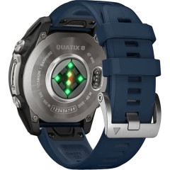 Смарт час Garmin Quatix 8 47mm AMOLED Titanium Gray whith Blue Band 010-02904-50