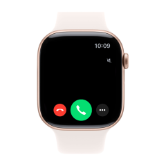 Часы Apple Watch Series 11, 46 мм, алюминий цвета «розовое золото», ремешок Sport Band цвета «светлые румяна»