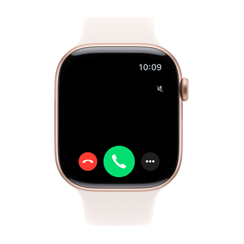 Часы Apple Watch Series 11, 46 мм, алюминий цвета «розовое золото», ремешок Sport Band цвета «светлые румяна»
