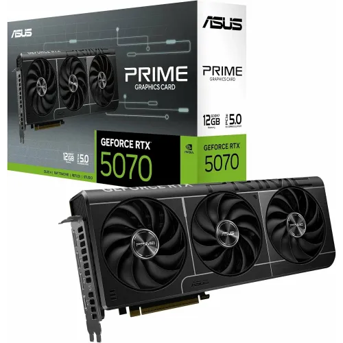 Видеокарта ASUS GeForce RTX 5070 Prime Overclocked Triple Fan 12 GB GDDR7