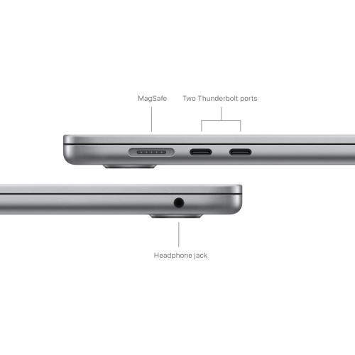 Ноутбук Apple MacBook Air 15 (2024) MXD13 Space Gray (M3 8-Core, GPU 10-Core, 16GB, 512GB)
