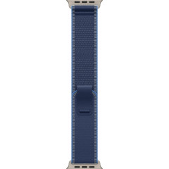 Часы Apple Watch Ultra 3, 49 мм, титан светлого цвета, ремешок Trail цвета «синий/ярко-синий» (2025)