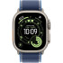 Часы Apple Watch Ultra 3, 49 мм, титан светлого цвета, ремешок Trail цвета «синий/ярко-синий» (2025)