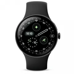 Смарт часы Google Pixel Watch 4 (Bluetooth) 45mm Matte Black Aluminum Case with Obsidian Active Band