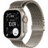 Часы Apple Watch Ultra 3, 49 мм, титан светлого цвета, миланский сетчатый браслет (2025)