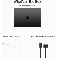 Ноутбук Apple MacBook Pro 14" (2023) MRX33 Space Black (M3 Pro 11-Core CPU, 14-Core GPU, RAM 18GB, SSD 512GB)