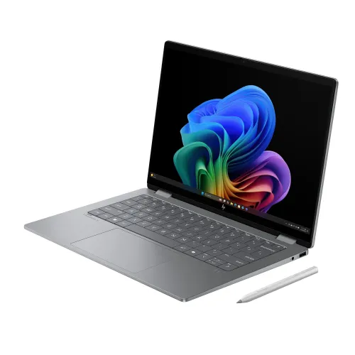 Ноутбук HP OmniBook X Flip 2-in-1 Copilot+ PC 14" 1920x1200 TS ( AMD Ryzen AI 5 340, 16GB LPDDR5X, 512GB SSD,  AMD Radeon 860M Graphics, Windows 11 Home) 14-fk0013dx
