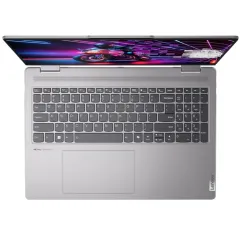 Ноутбук Lenovo Yoga 7 2-in-1 16" 1920x1200 Touchscreen IPS (AMD Ryzen 5 8640HS, 8GB RAM LPDDR5X, 512GB SSD, AMD Radeon 760M Graphics, Windows 11 Home) Artic Grey 83DM0004US