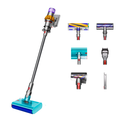 Беспроводной вертикальный пылесос Dyson V15s Detect Submarine (SV47) (Жёлтый/«Никель» | Yellow/Nickel) (2023)