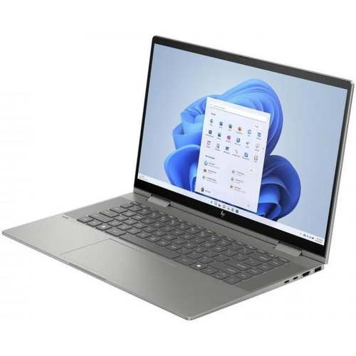 Ноутбук HP Envy x360 15.6" 1920x1080 Touch FHD IPS (Intel Core Ultra 5 125U, 8GB RAM LPDDR5, 512GB SSD, Intel Iris Xe Graphics, Windows 11 Home) 15-fe1165nr Silver