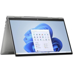 Ноутбук HP Envy x360 15.6" 1920x1080 Touch FHD IPS (Intel Core Ultra 5 125U, 8GB RAM LPDDR5, 512GB SSD, Intel Iris Xe Graphics, Windows 11 Home) 15-fe1165nr Silver