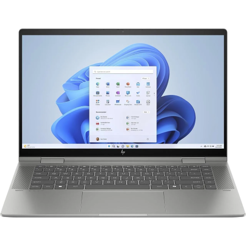 Ноутбук HP Envy x360 15.6" 1920x1080 Touch FHD IPS (Intel Core Ultra 5 125U, 8GB RAM LPDDR5, 512GB SSD, Intel Iris Xe Graphics, Windows 11 Home) 15-fe1165nr Silver