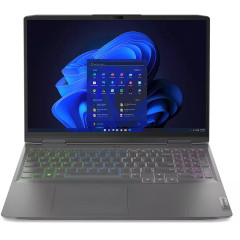 Ноутбук Lenovo LOQ 16" 1920x1200 WUXGA 144Hz IPS (AMD Ryzen 5 7640HS, 8GB DDR5 RAM, 512GB SSD, NVIDIA GeForce RTX 4050, Windows 11 Home) 82XU0011US
