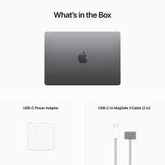 Ноутбук Apple MacBook Air 13.6" (2022) MLXW3 Space Gray (M2 8-Core, GPU 8-Core, 8GB, 256GB)