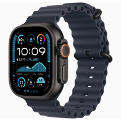 Часы Apple Watch Ultra 2 49mm Black Titanium Case with Black with Navy Ocean Band