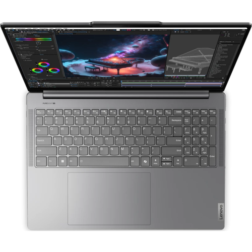 Ноутбук Lenovo Yoga Pro 9i 16" 3200x2000 3.2K 165Hz Touch IPS (Intel Core Ultra 9 185H, 32GB LPDDR5X RAM, 1TB SSD, NVIDIA GeForce RTX 4050, Windows 11 Home) Luna Grey 83DN0006US