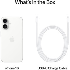Смартфон Apple iPhone 16 128GB White