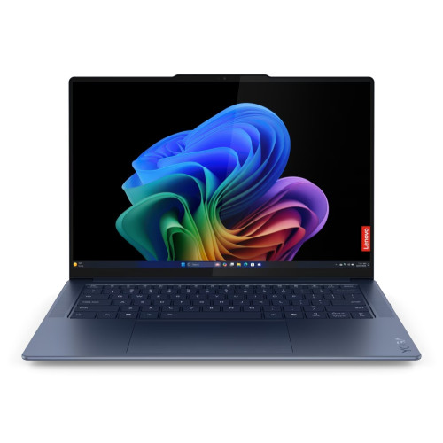 Ноутбук Lenovo Yoga Slim 7 14.5" 2944x1840 3k OLED (Snapdragon X Elite X1E-78-100, 16GB LPDDR5X, 512GB SSD, Qualcomm Adreno, Windows 11 Home) 14Q8X9 COSMIC BLUE