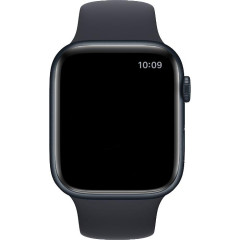 Часы Apple Watch SE, 40 мм, алюминий цвета «тёмная ночь», ремешок Sport Band цвета «тёмная ночь» (2024)