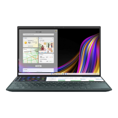 Ноутбук ASUS Zenbook Pro 14 Duo 14" 1920x1080 FHD IPS (Intel Core i7 10510U, 8GB RAM DDR3, 512GB SSD, Intel UHD Graphics 620, Windows 10 Home) UX481FA-DB71T