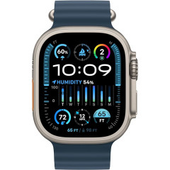 Часы Apple Watch Ultra 2 49mm Titanium Case with Band Blue Ocean MREG3