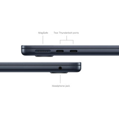 Ноутбук Apple MacBook Air 13.6" (2024) MRXV3 Midnight (M3 8-Core, GPU 8-Core, 8GB, 256GB)