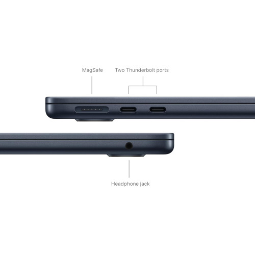 Ноутбук Apple MacBook Air 13.6" (2024) MRXV3 Midnight (M3 8-Core, GPU 8-Core, 8GB, 256GB)