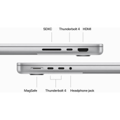 Ноутбук Apple MacBook Pro 14" (2023) MRX63 Silver (M3 Pro 11-Core CPU, 14-Core GPU, RAM 18GB, SSD 512GB)