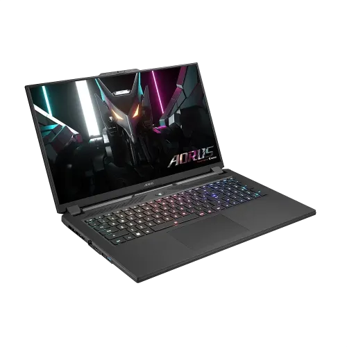 Ноутбук Gigabyte Aorus 17H 17.3" 1920x1080 FHD 360Hz IPS (Intel Core i7-13700H, 16GB RAM DDR5, 1TB SSD, NVIDIA GeForce RTX 4080, Windows 11 Home) Black BXF-74US554SH