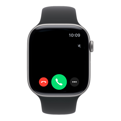 Часы Apple Watch Series 11, 46 мм, алюминий цвета «серый космос», ремешок Sport Band чёрного цвета