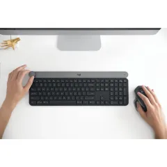 Клавиатура Logitech Craft, USB, беспроводная, черный
