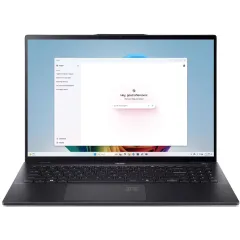Ноутбук ACER Swift 16 AI 16" 2880x1800 OLED IPS Touch 120Hz (Intel Core Ultra 7-256V / 16GB LPDDR5X / 1TB SSD/ Intel ARC 140V / Win 11 Home) Ice Black SF16-51T-76TG