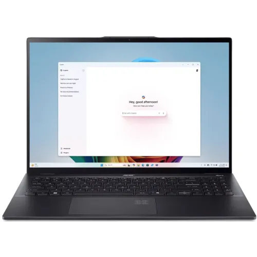 Ноутбук ACER Swift 16 AI 16" 2880x1800 OLED IPS Touch 120Hz (Intel Core Ultra 7-256V / 16GB LPDDR5X / 1TB SSD/ Intel ARC 140V / Win 11 Home) Ice Black SF16-51T-76TG