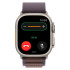 Часы Apple Watch Ultra 2, 49 мм, титан светлого цвета, ремешок Alpine цвета индиго (2023)